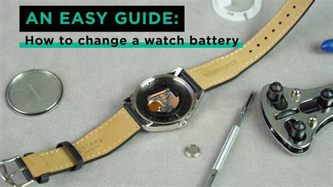 how to remove a watch back to replace battery