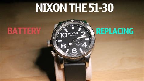 how to replace nixon watch battery