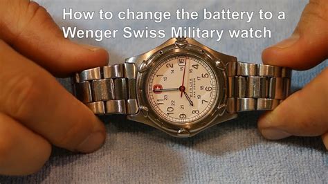 how to replace swiss army watch battery